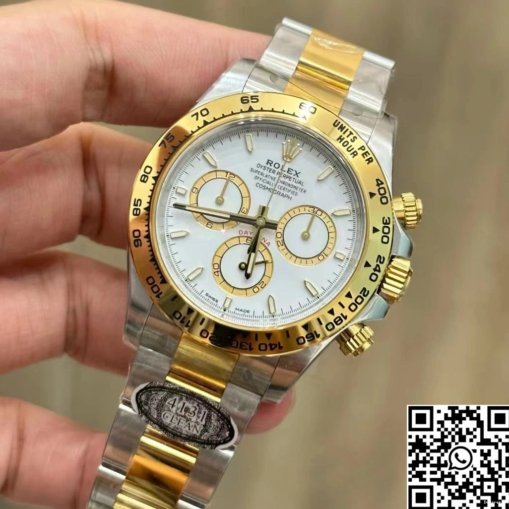 Rolex Daytona Clean Cosmograph Factory Gold Bezel M126503 0215
